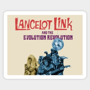 Lancelot Link and the Evolution Revolution Sticker